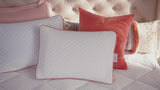 plush adjustable pillow with gel memory foam