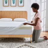 advanced support mattress topper 3-inch uplifting foam & cool cover