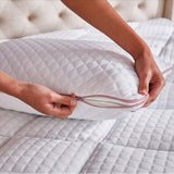 plush adjustable pillow with gel memory foam