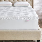 plush mattress topper 3-inch pillowtop & gel memory foam & cool cover
