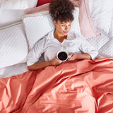 plush adjustable pillow with gel memory foam