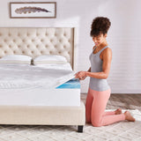 plush mattress topper 3-inch pillowtop & gel memory foam & cool cover